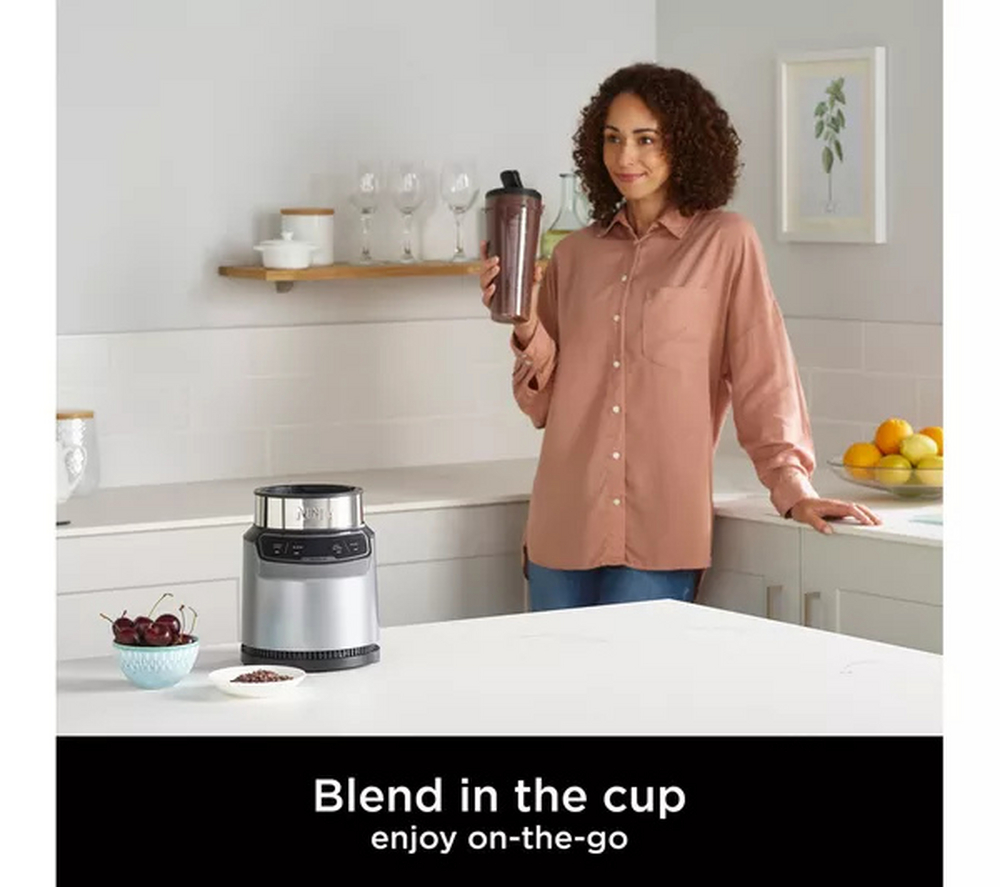 Ninja Motorised Compact Blender with Auto-iQ BN500UK - View 5
