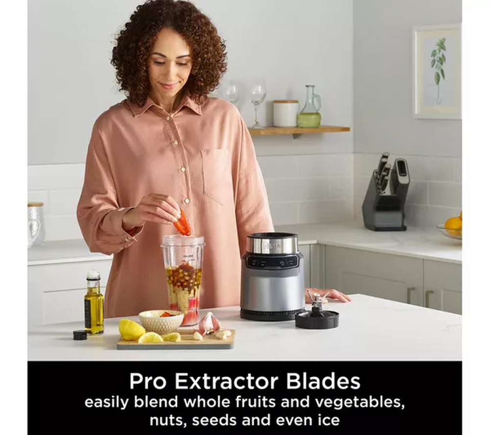Ninja Motorised Compact Blender with Auto-iQ BN500UK - View 3