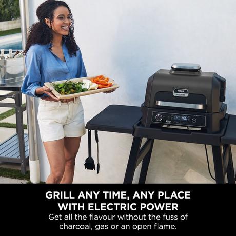 Ninja OG850UK Woodfire Pro XL Electric BBQ Grill & Smoker - View 3