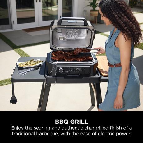 Ninja OG850UK Woodfire Pro XL Electric BBQ Grill & Smoker - View 6