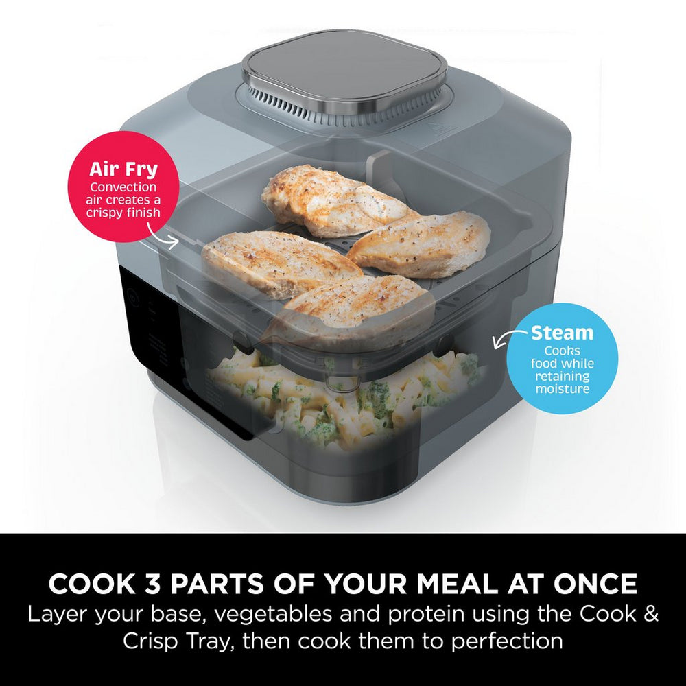 Ninja Speedi 10-in-1 Rapid Cooker and Air Fryer ON400UK - Grey - View 6