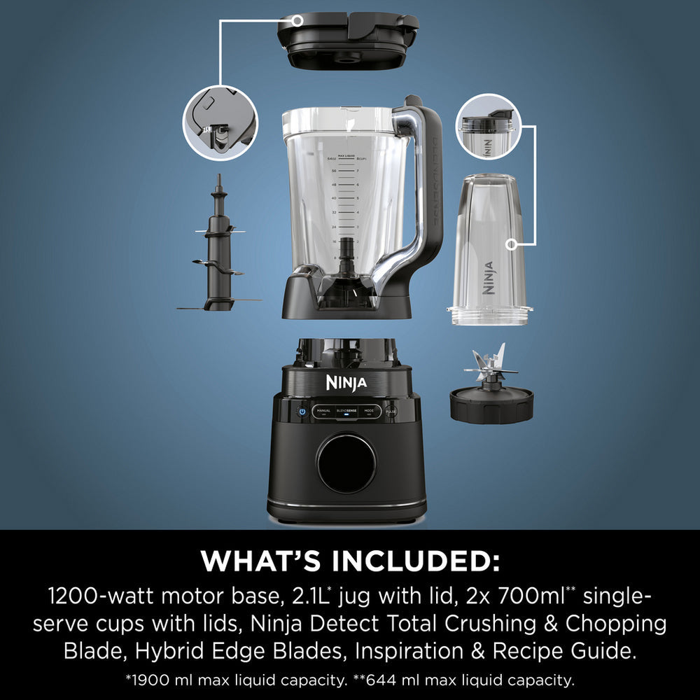 Ninja TB301UK Detect Power Blender Pro and Single Serve Black - View 12