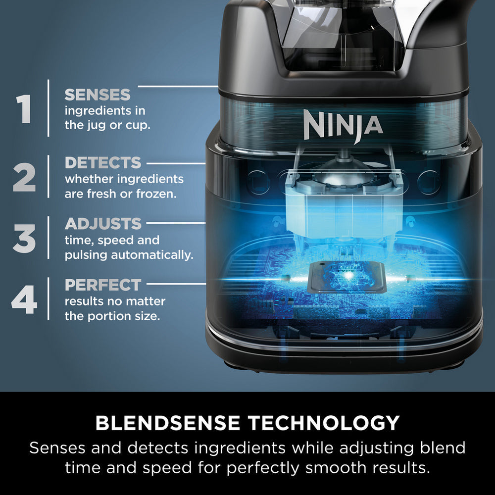Ninja TB401UK Detect Power Blender and Processor Pro with Blendsense Technology Black - View 2