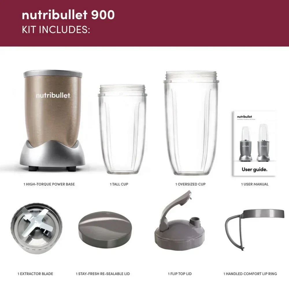 Nutribullet 900 Series Blender NBLP9 - Champagne - View 3