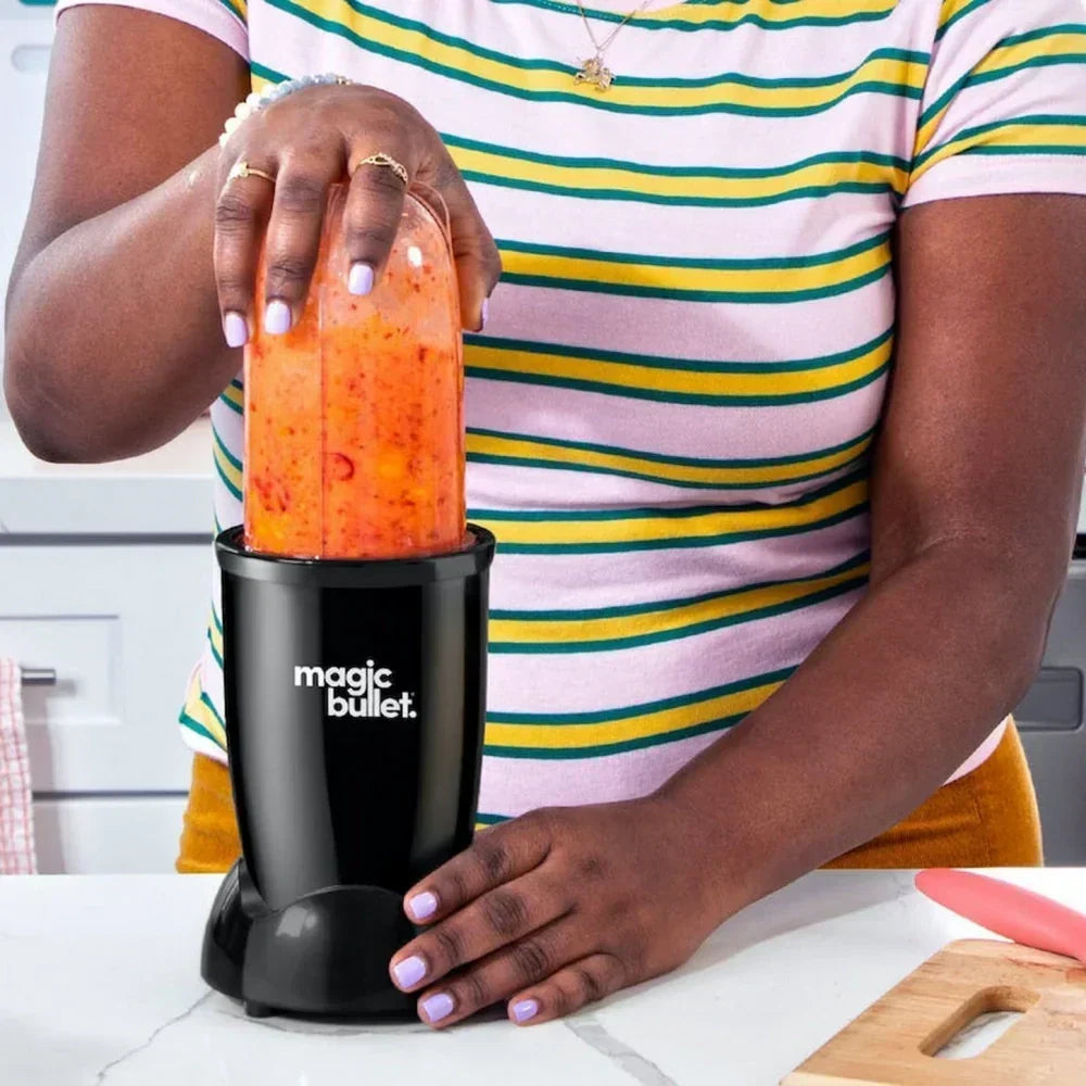 Nutribullet Magic Bullet Starter Kit All in one Food Processor and Blender 02227 Black - View 7