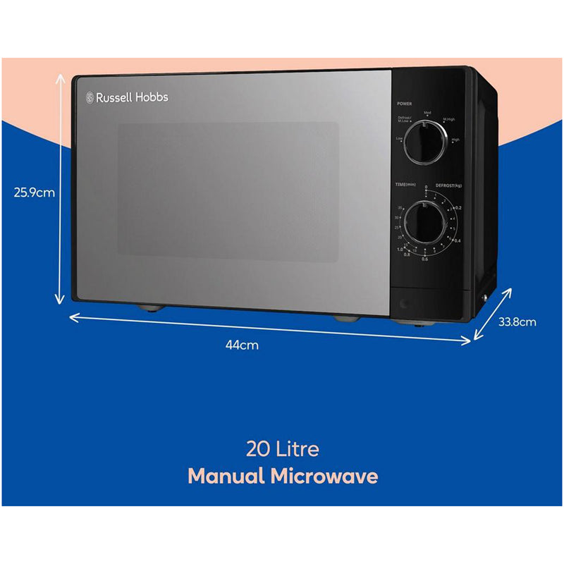 Russell Hobbs RHM2047B 23 Litres Microwave Silver - View 4