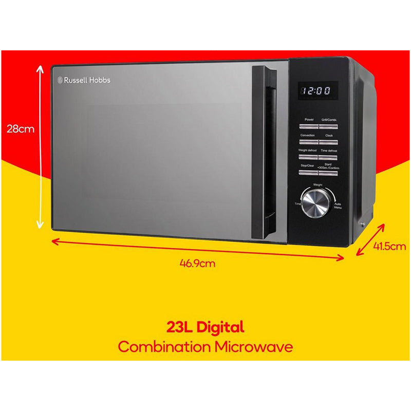 Russell Hobbs RHM2346B 23 Litres Combination Microwave Black - View 4
