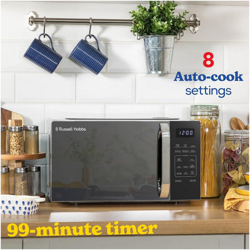 Russell Hobbs RHMT2045S 20 Litre Touch Control Digital Microwave Silver - View 7
