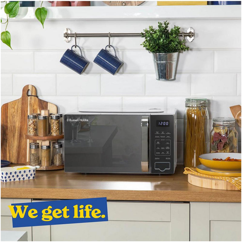 Russell Hobbs RHMT2045S 20 Litre Touch Control Digital Microwave Silver - View 8