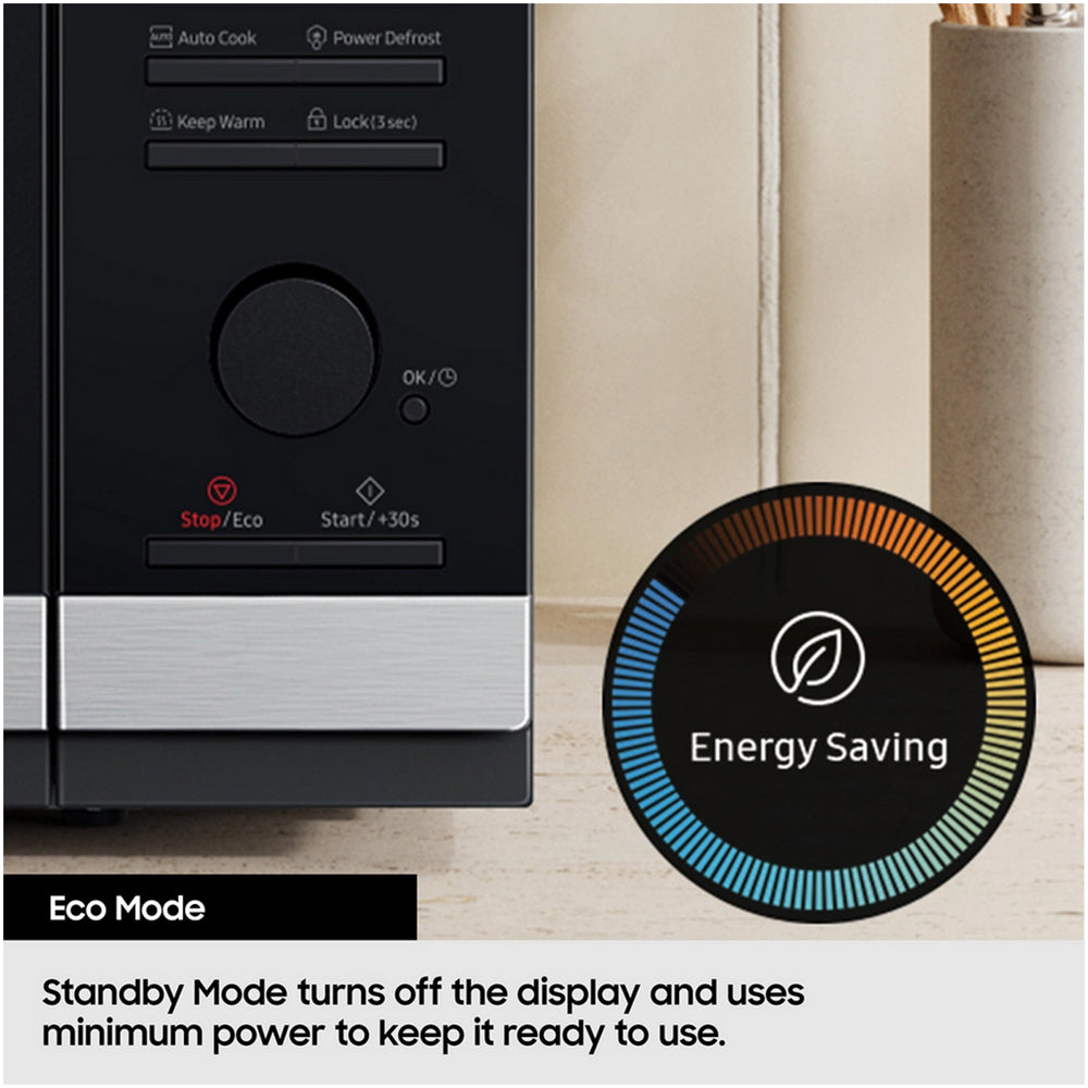Samsung MS23K3515AK 23L Solo Microwave Oven with Triple Distribution System Black - View 8