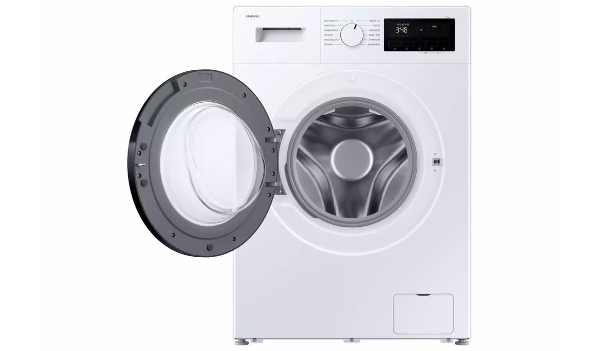 Samsung Series 4 WW90FG3M05AWEU 9kg 1400 Spin Front Load Washing Machine with Hygiene Steam White - A Rated - View 2