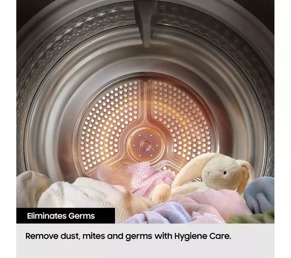 Samsung Series 5 DV90CGC0A0AEEU with OptimalDry 9 kg Heat Pump Tumble Dryer White - View 9