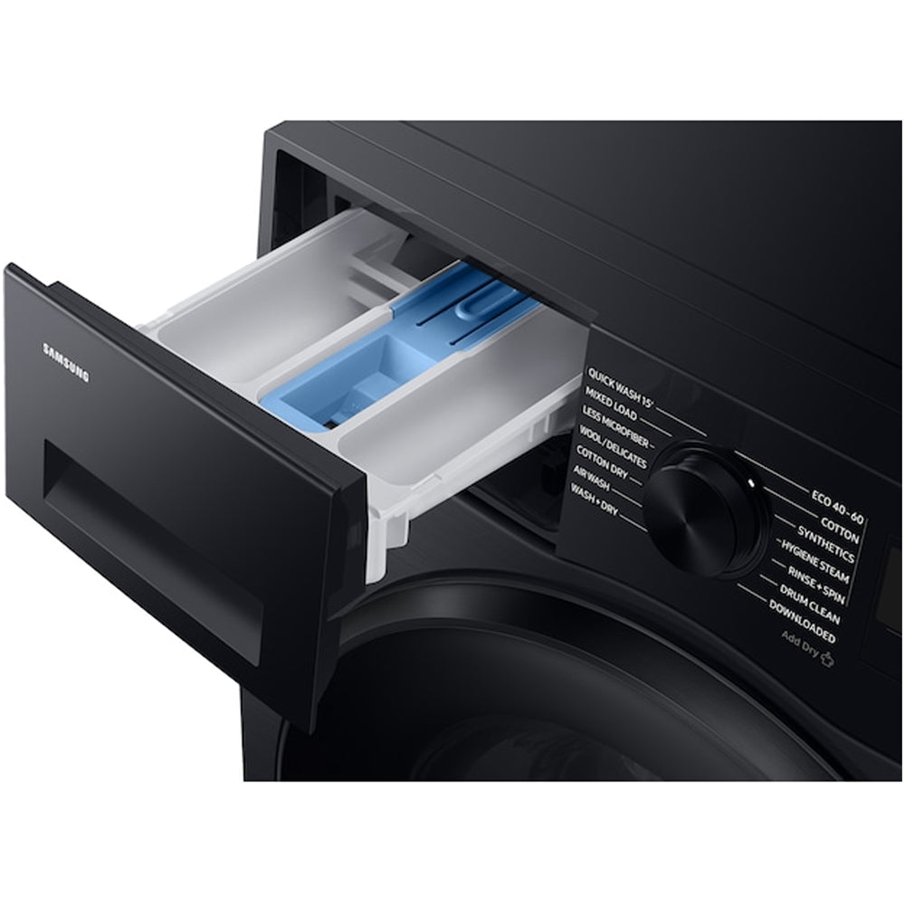 Samsung Series 5 WD11DG5B15BBEU Ecobubble AI Energy 11kg+6kg 1400 Spin Washer Dryer Black - View 7