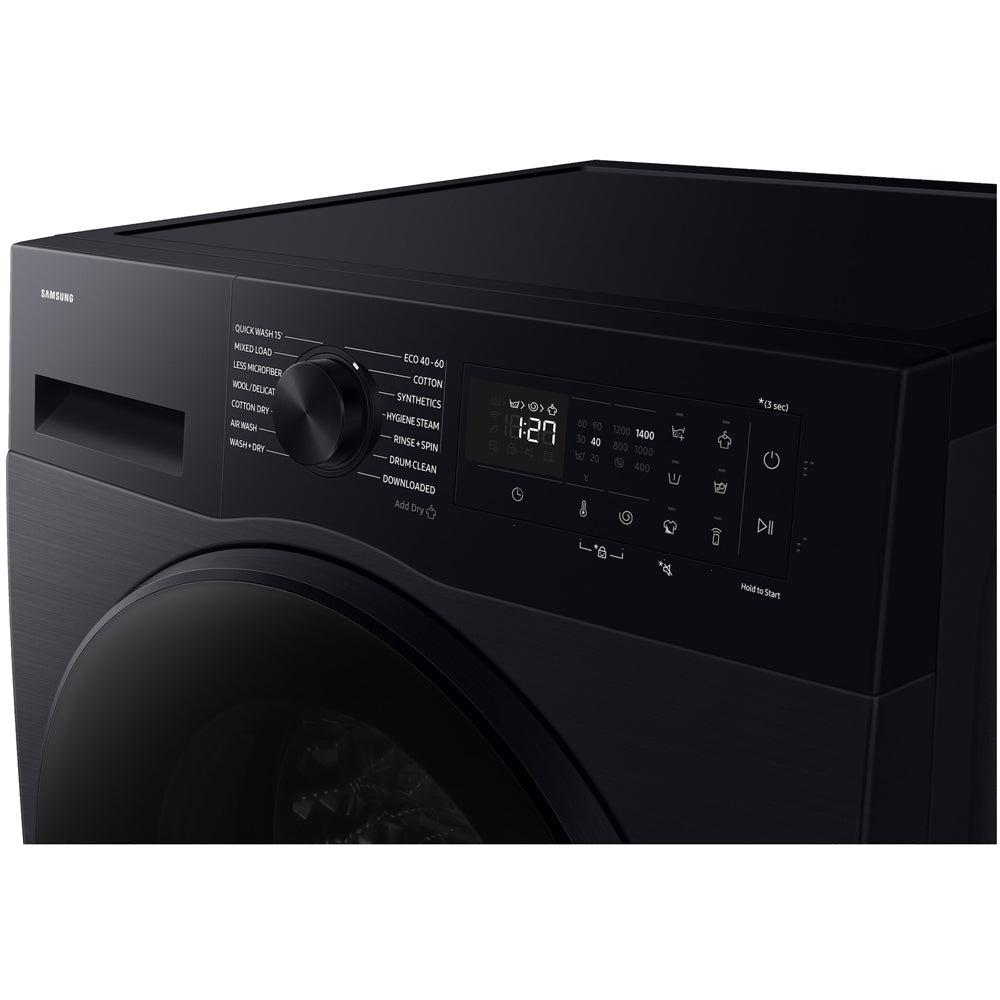 Samsung Series 5 WD11DG5B15BBEU Ecobubble AI Energy 11kg+6kg 1400 Spin Washer Dryer Black - View 6
