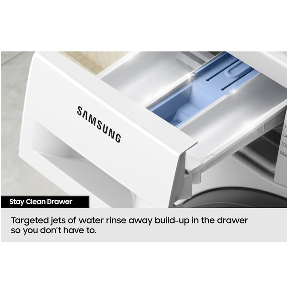 Samsung Series 5 WD80TA046BEEU Ecobubble AI Energy 8kg+5kg 1400 Spin Washer Dryer White - View 4