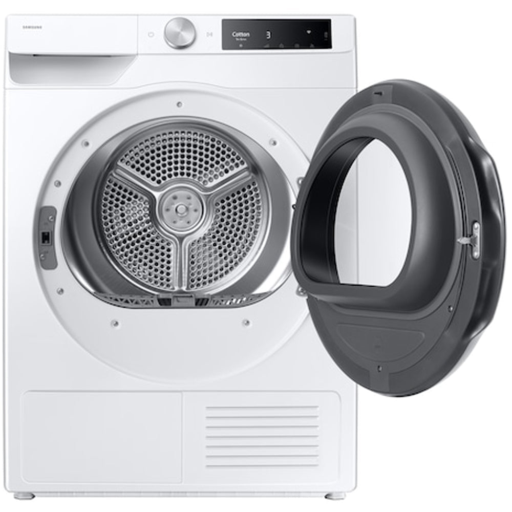 Samsung Series 6 DV90T6240LES1 9kg AI Energy Heat Pump Tumble Dryer White - View 4