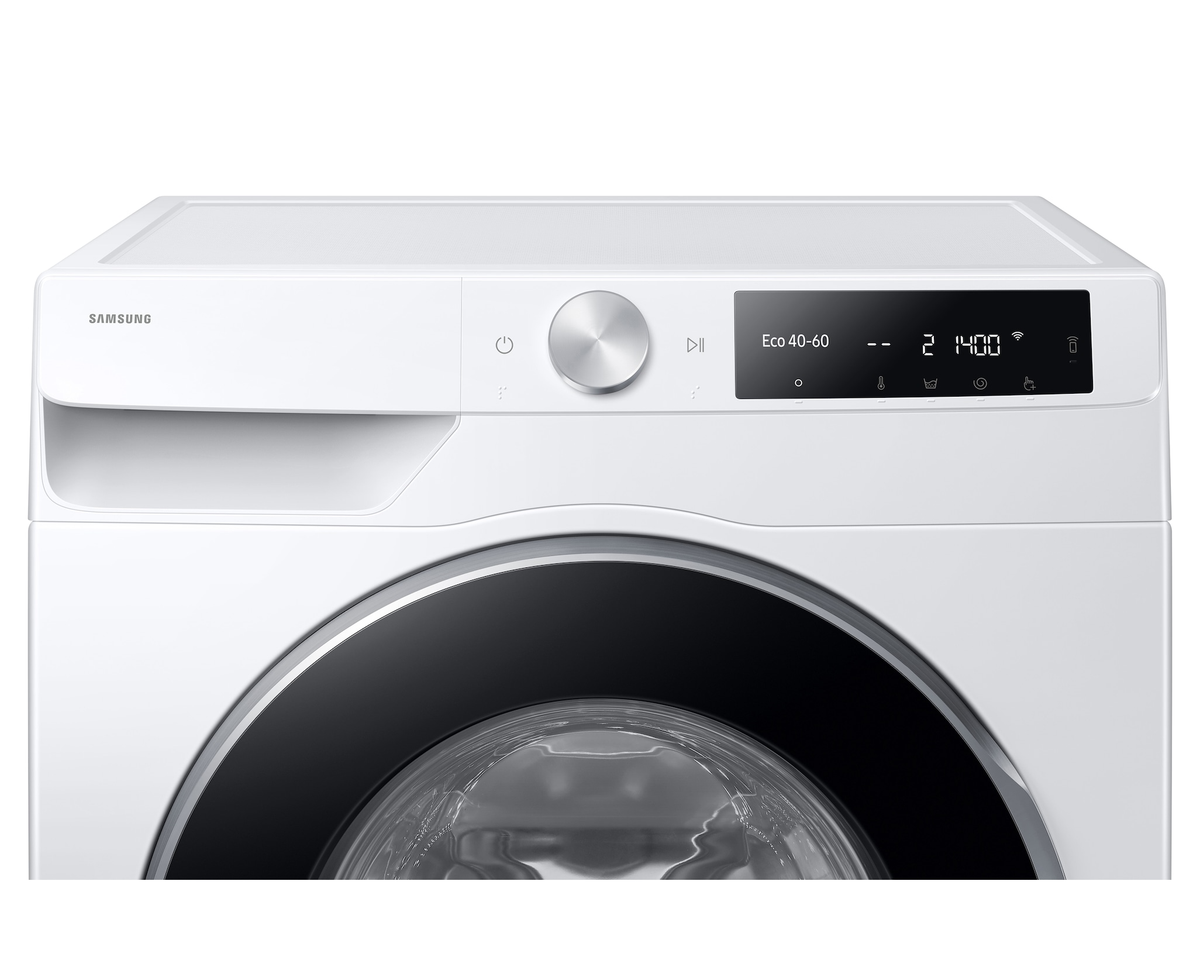 Samsung Series 6 WW90DG6U85LEU1 Bespoke AI Front-Load 9 kg 1400 Spin Washing Machine White - View 6