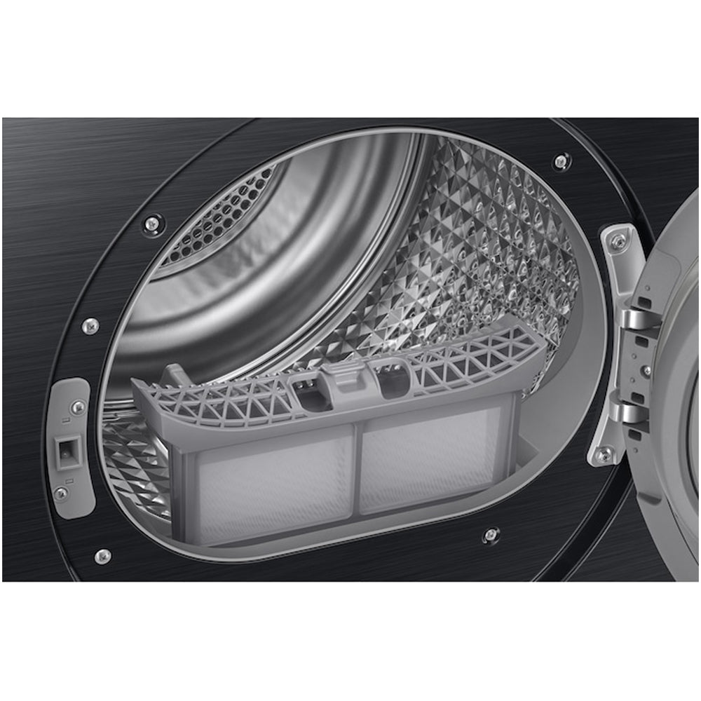 Samsung Series 8 DV90BB9445GBS1 with Optimal Dry 9kg Heat Pump Tumble Dryer Black - View 7