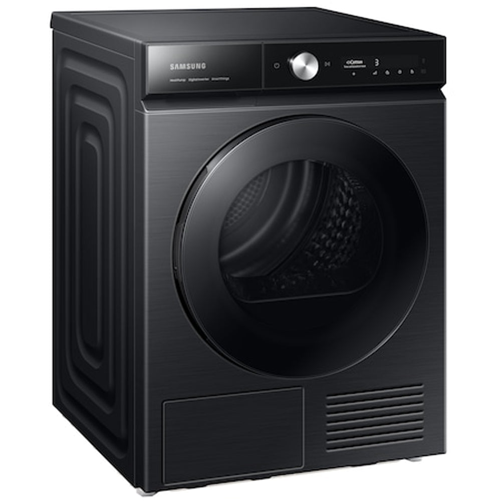 Samsung Series 8 DV90BB9445GBS1 with Optimal Dry 9kg Heat Pump Tumble Dryer Black - View 3