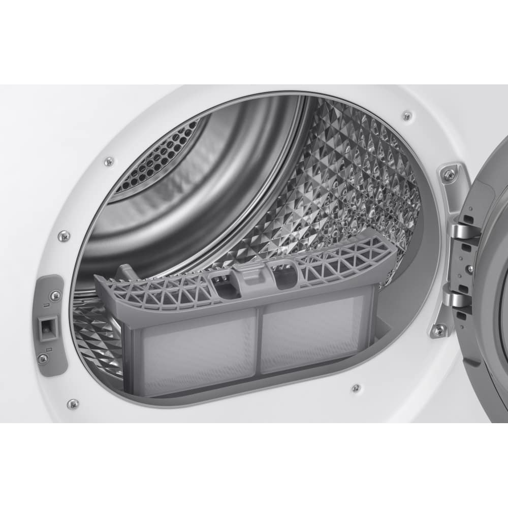 Samsung Series 8 DV90BB9445GHS1 with Optimal Dry 9kg Heat Pump Tumble Dryer White - View 5