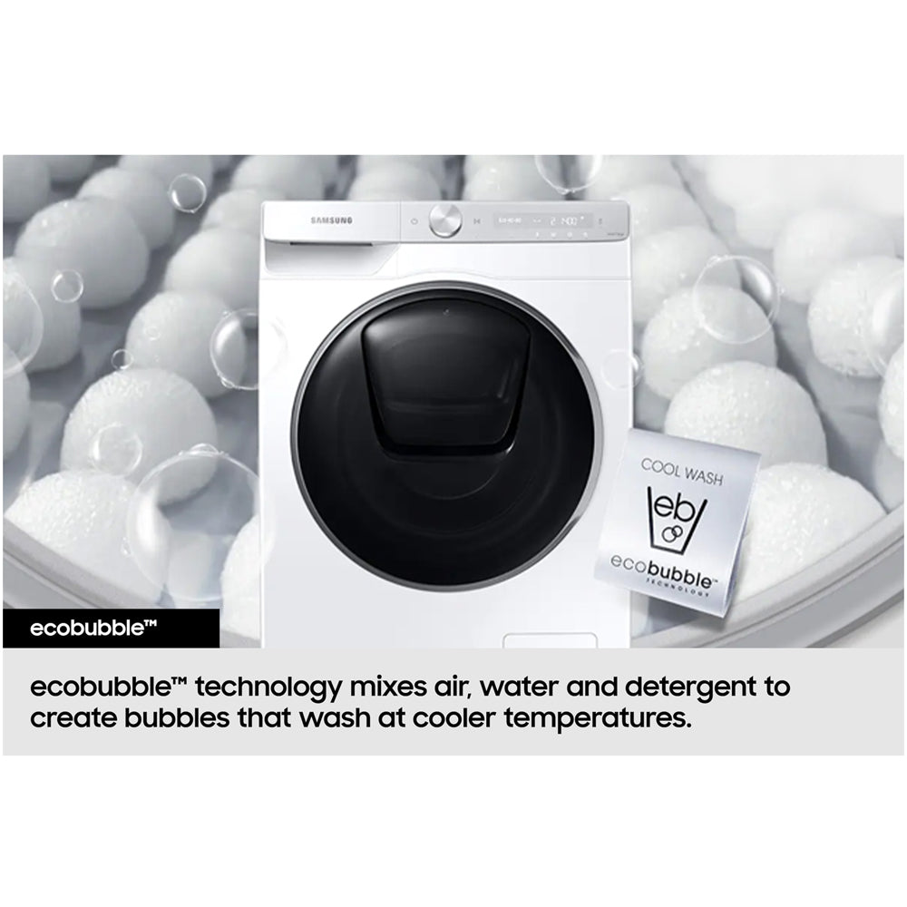 Samsung Series 8 WW11DB8B95GHU1 Bespoke AI Energy 11kg 1400 Spin Smart Washing Machine White - View 13