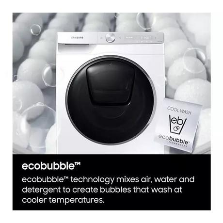 Samsung WW90CGC04DABEU Series 5 Ecobubble 9kg 1400 Spin Washing Machine Black - View 3