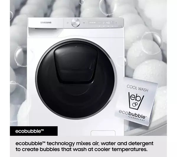 Samsung WW90CGC04DAEEU 9kg 1400 Spin Washing Machine White - View 3