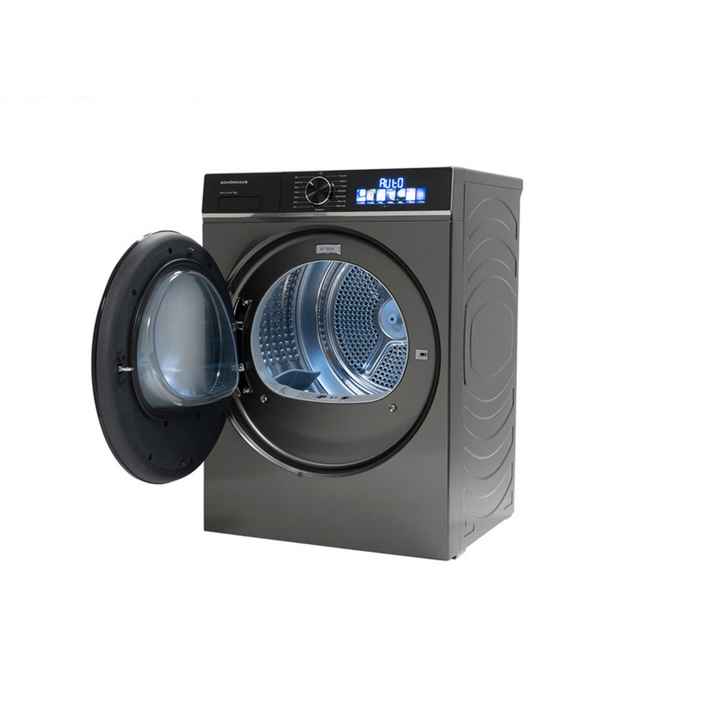 Schonhaus TDSHF018A3G 8kg Heat Pump Tumble Dryer Graphite - View 2