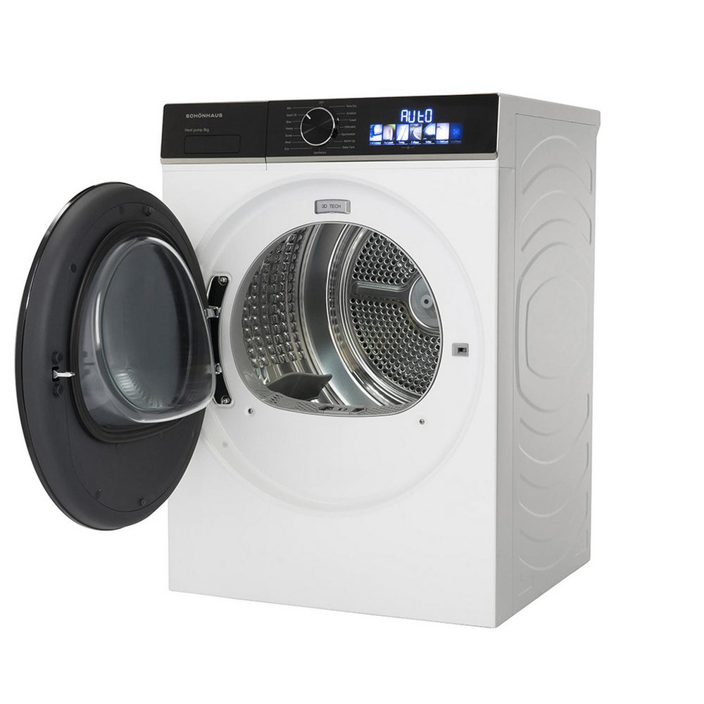 Schonhaus TDSHF018A3W 8kg Heat Pump Tumble Dryer White - View 6