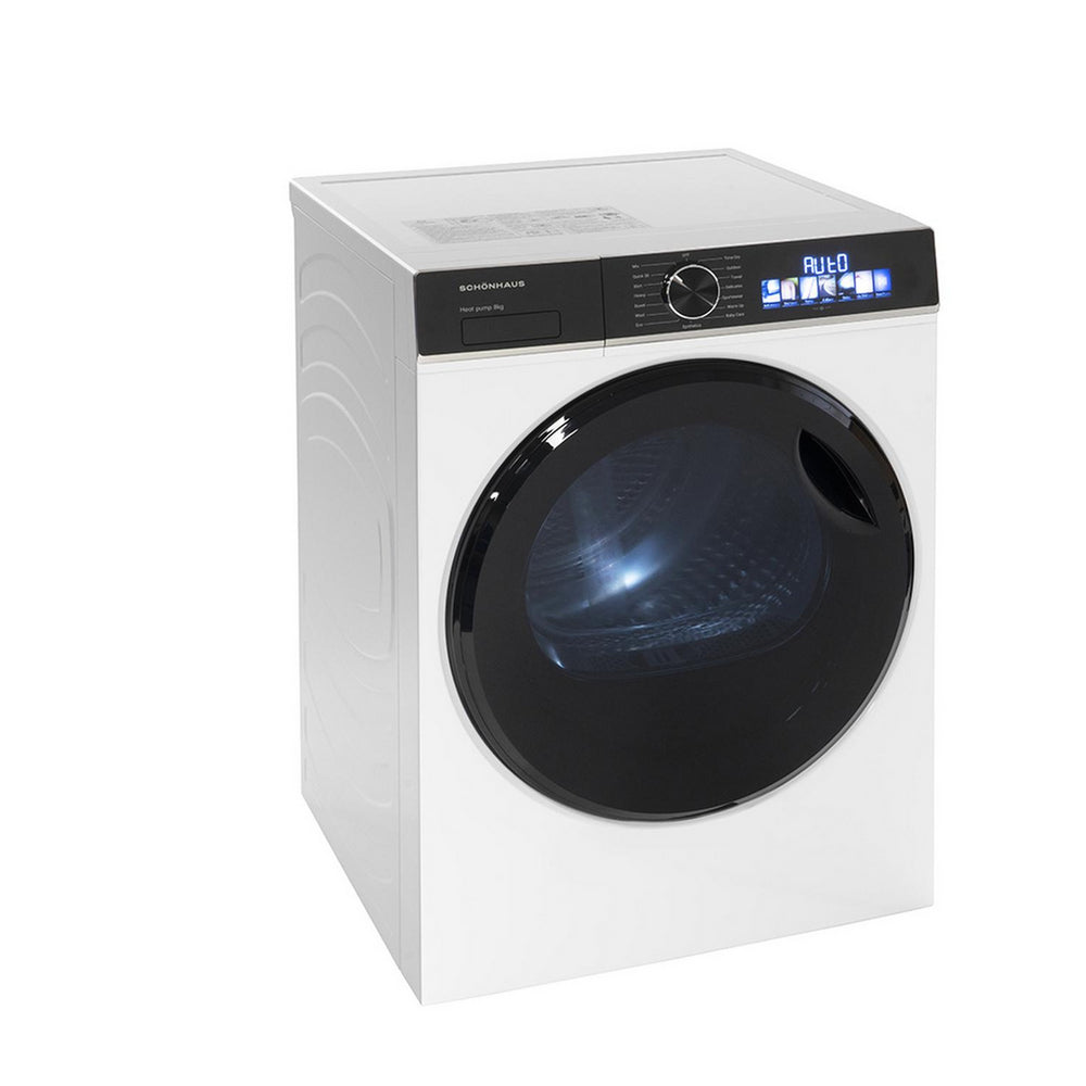 Schonhaus TDSHF018A3W 8kg Heat Pump Tumble Dryer White - View 8