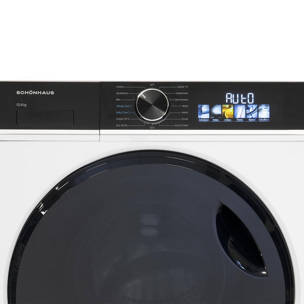 Schonhaus WDSF0110614AW 10+6 kg 1400 Spin Washer Dryer White - View 5