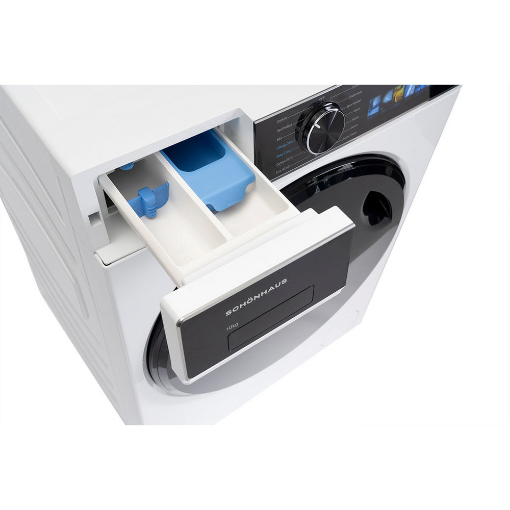 Schonhaus WMSF011014AW 10kg 1400 Spin Freestanding Washing Machine White - View 6