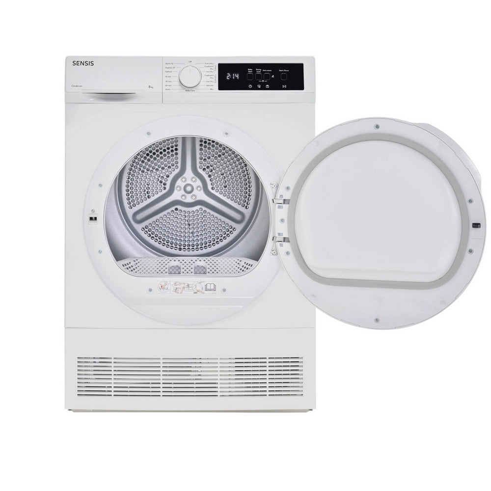 Sensis TDCF018BW 8kg Freestanding Condenser Tumble Dryer White - B Rated - View 8