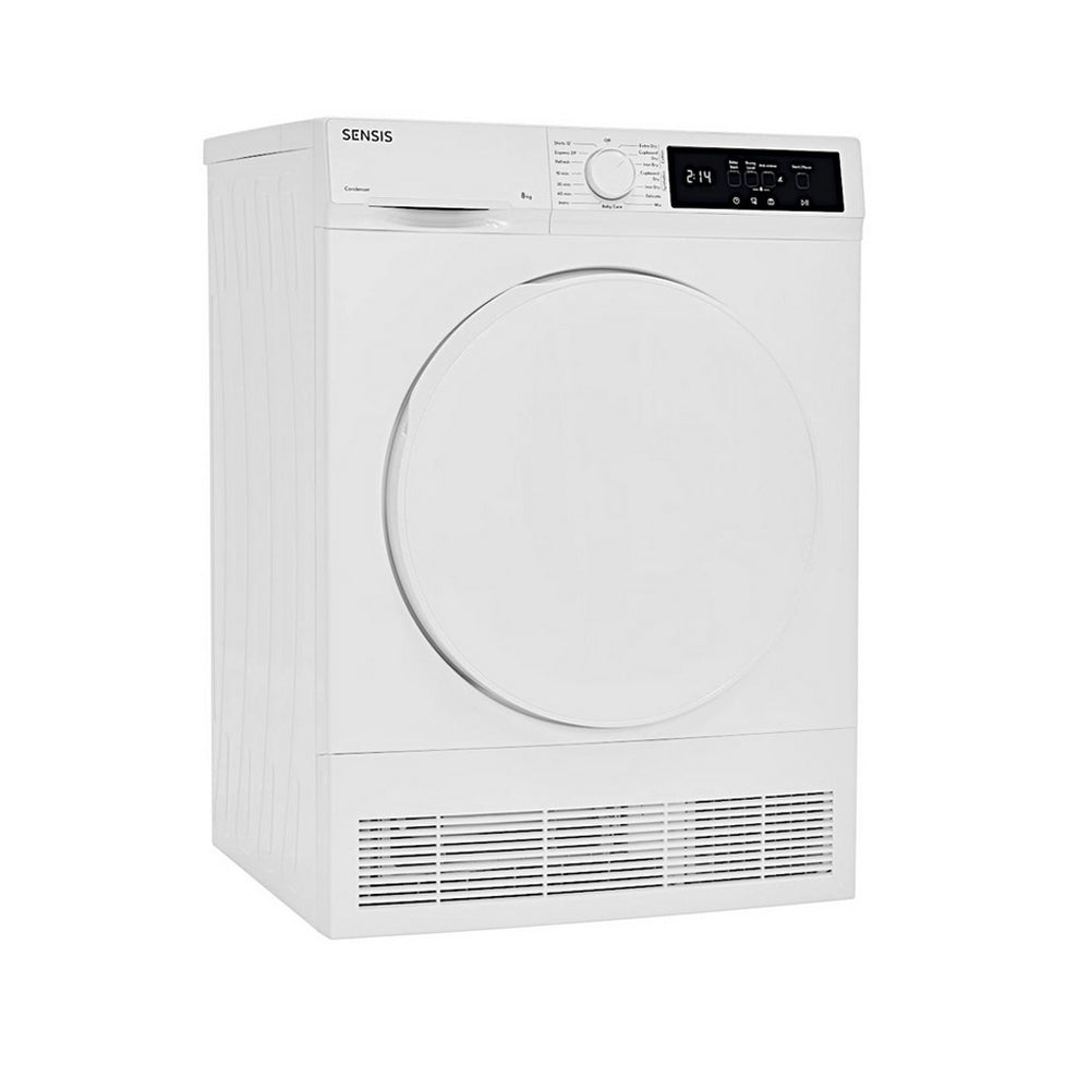 Sensis TDCF018BW 8kg Freestanding Condenser Tumble Dryer White - B Rated - View 7