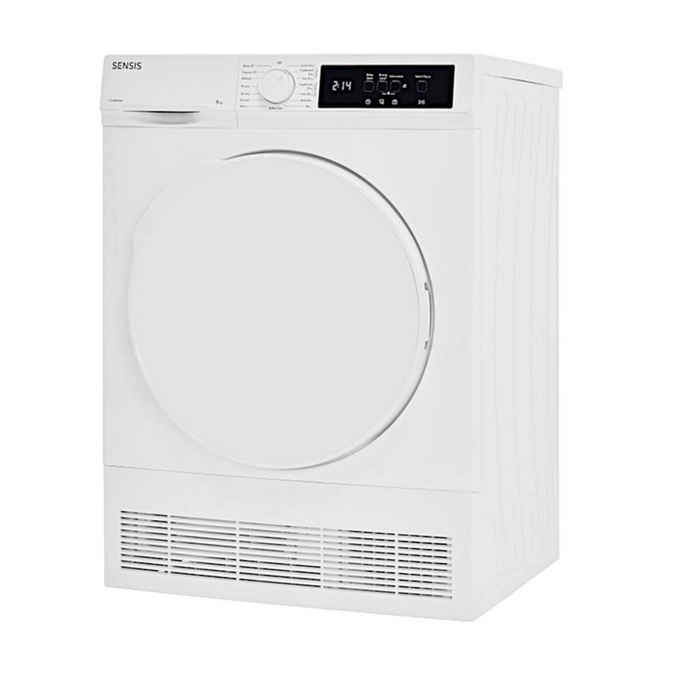 Sensis TDCF018BW 8kg Freestanding Condenser Tumble Dryer White - B Rated - View 3