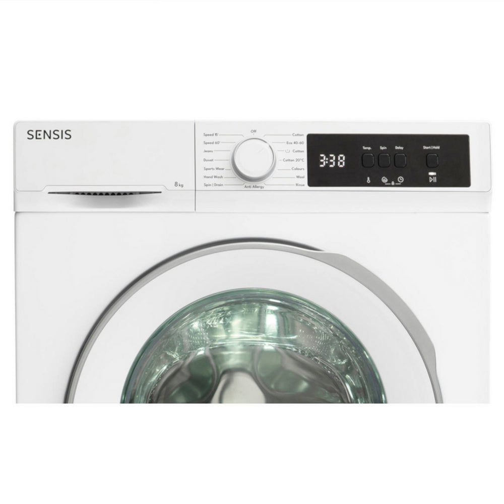 Sensis WMF01814AW 8kg 1400 Spin Washing Machine White - View 3