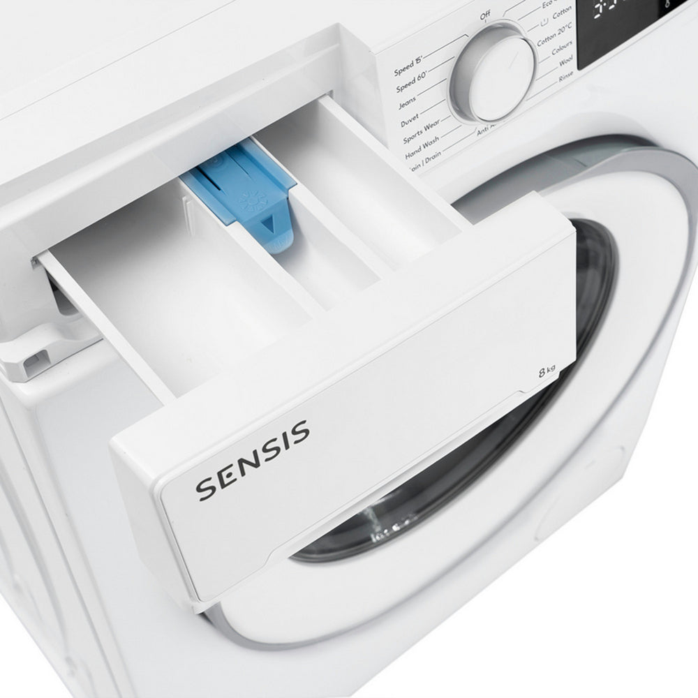 Sensis WMF01814AW 8kg 1400 Spin Washing Machine White - View 4