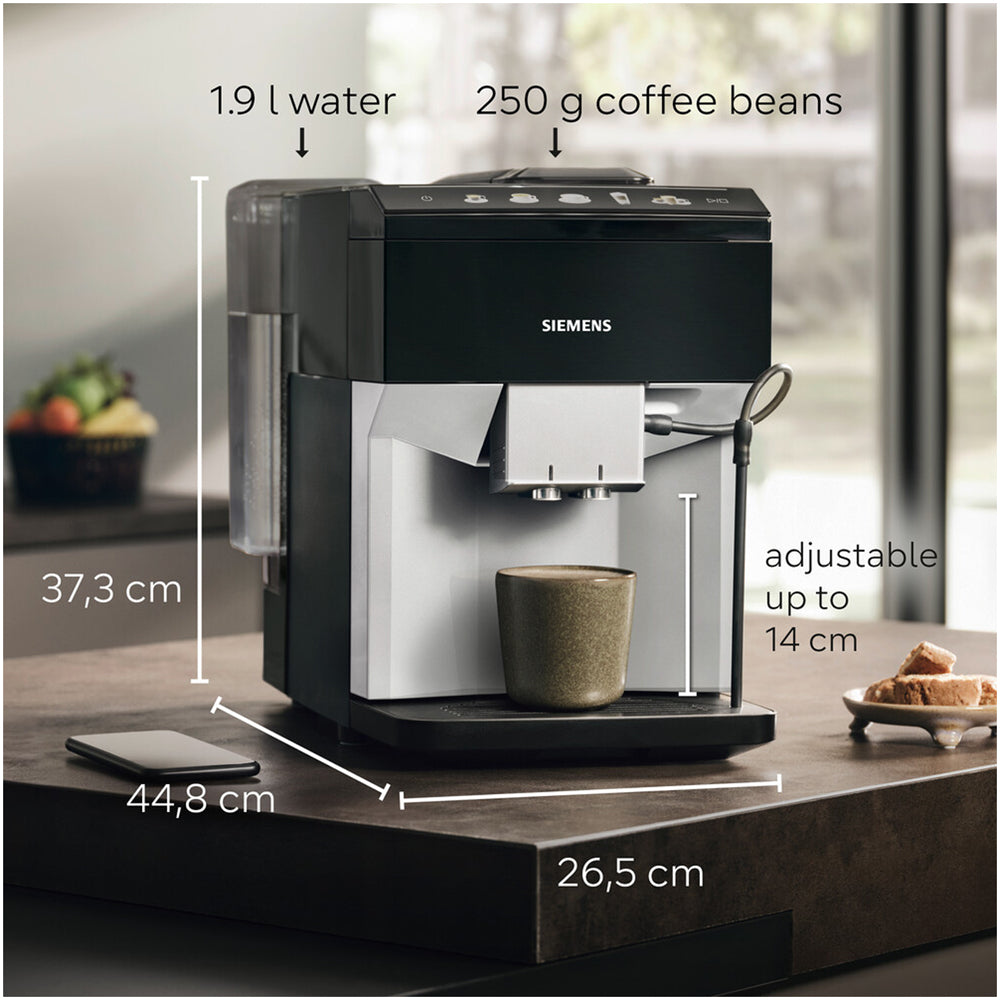 Siemens EQ500 TP515GB1 Bean to Cup Fully Automatic Coffee Machine with Milk Frother & Touch Display - Clearance - View 8