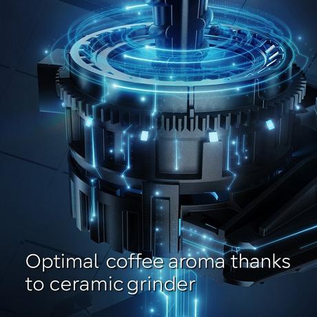 Siemens TF303G07 Bean to Cup Fully Automatic Freestanding Coffee Machine Inox Silver Metallic - View 5