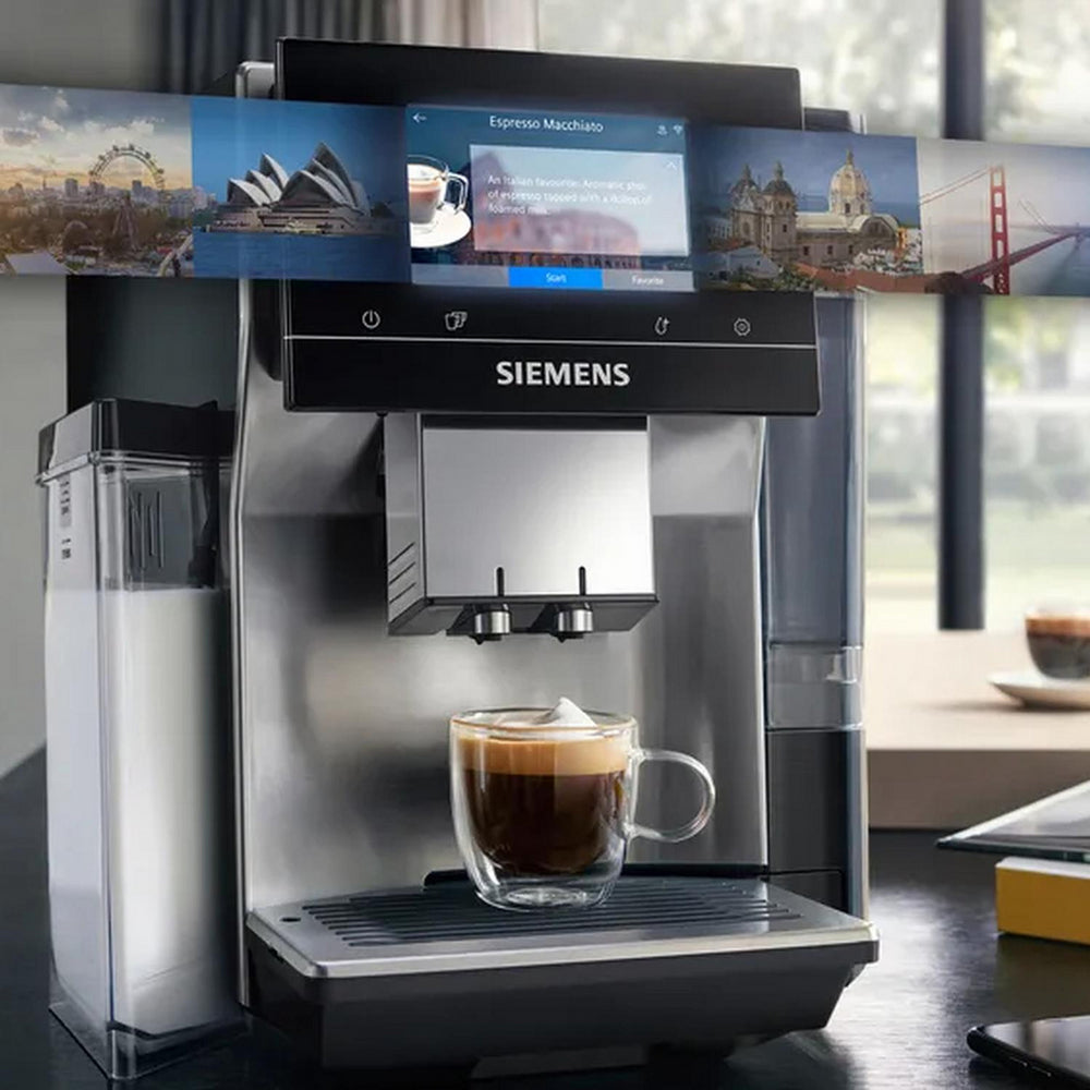 Siemens TQ717GB3 EQ700 Bean To Cup Coffee Machine Stainless Steel - View 3