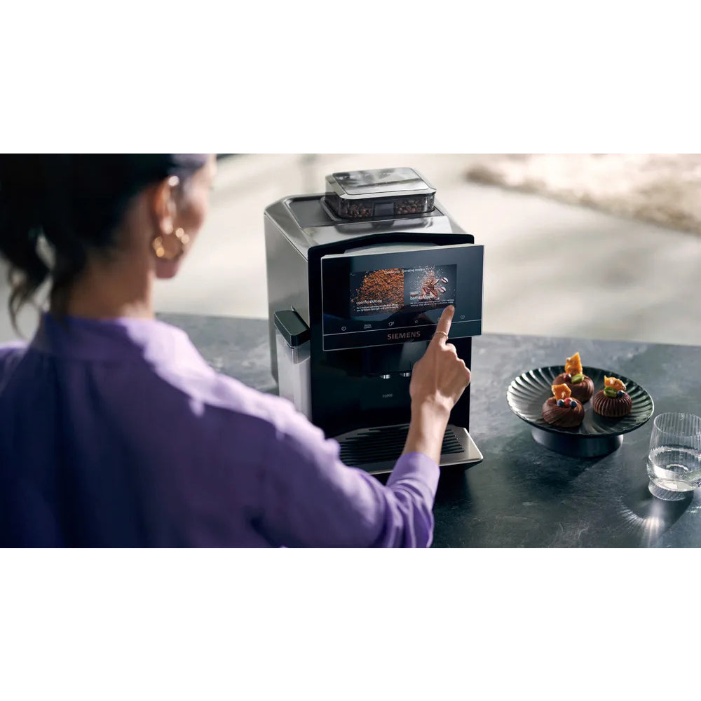 Siemens TQ903GB9 EQ900 Bean to Cup Coffee Machine Black - View 3