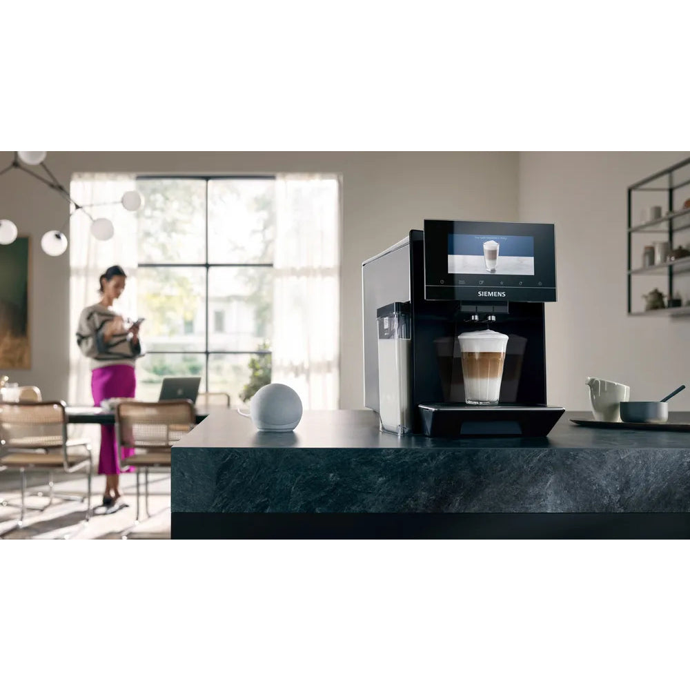Siemens TQ903GB9 EQ900 Bean to Cup Coffee Machine Black - View 4