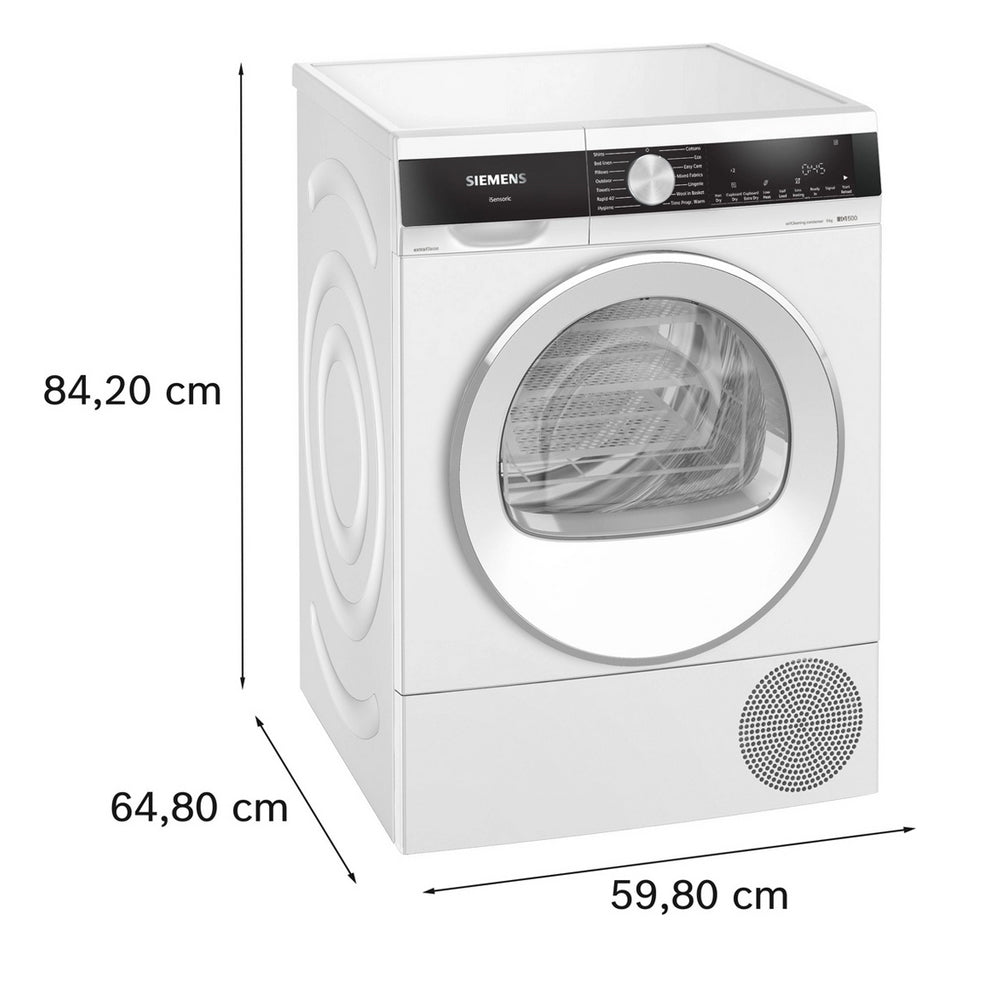 Siemens WQ45G202GB 9kg iQ500 Freestanding Heat Pump Tumble Dryer - A+++ Rated - View 5