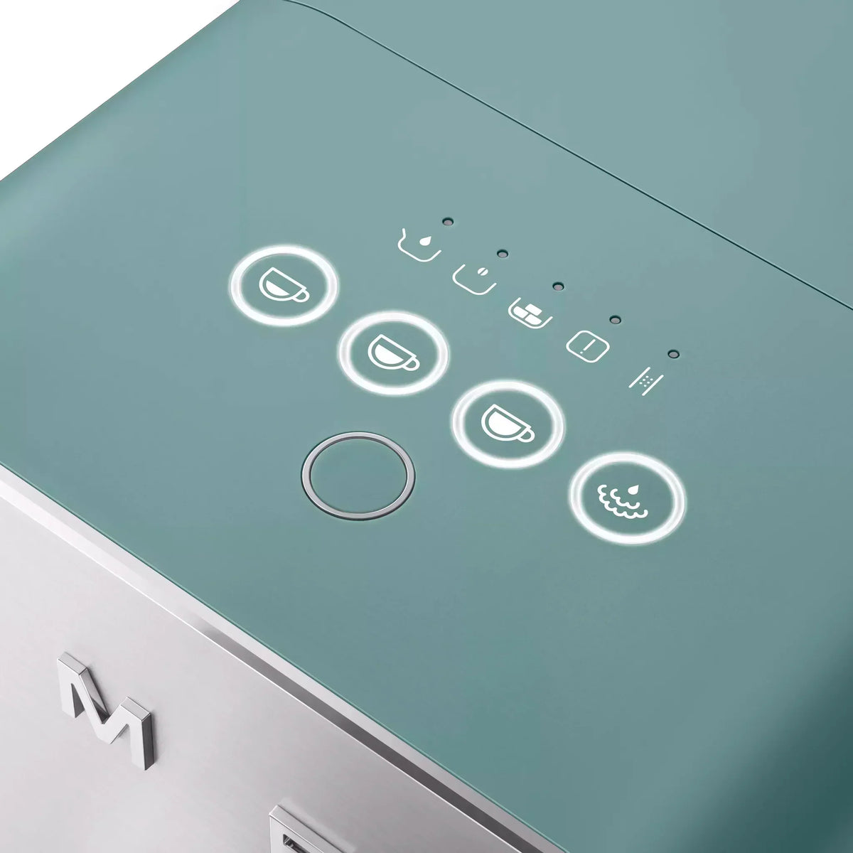 Smeg BCC12EGMUK Retro Bean to Cup Espresso Coffee Machine Emerald - View 9