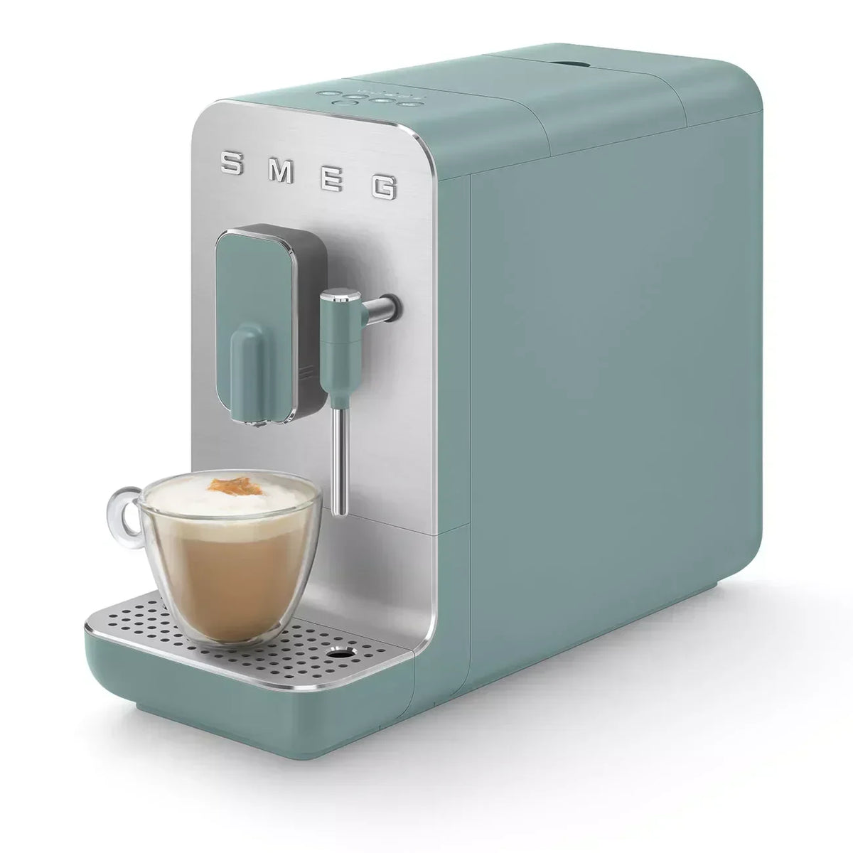 Smeg BCC12EGMUK Retro Bean to Cup Espresso Coffee Machine Emerald - View 4