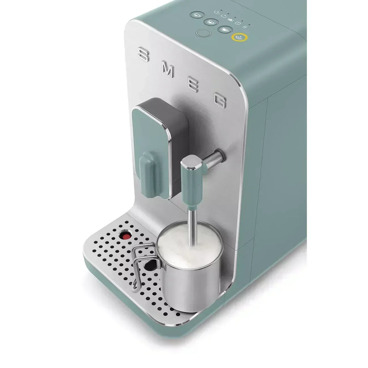 Smeg BCC12EGMUK Retro Bean to Cup Espresso Coffee Machine Emerald - View 3