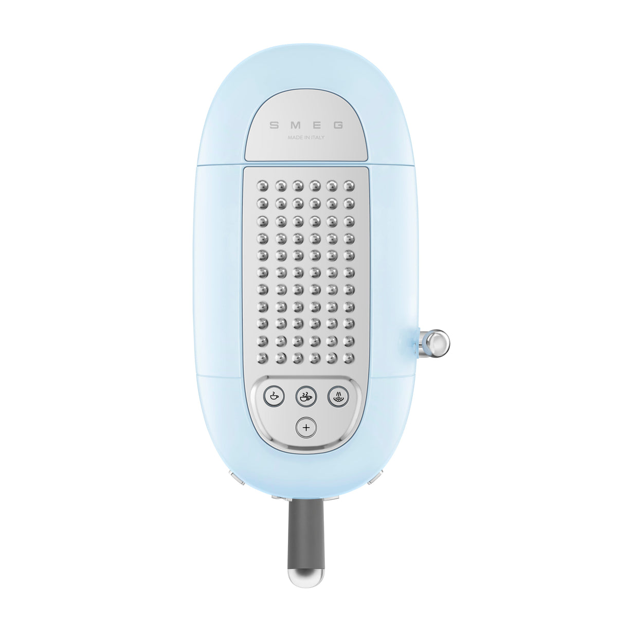 Smeg ECF02PBUK 50s Retro Style Espresso Coffee Machine with Steam Wand Pastel Blue - View 5