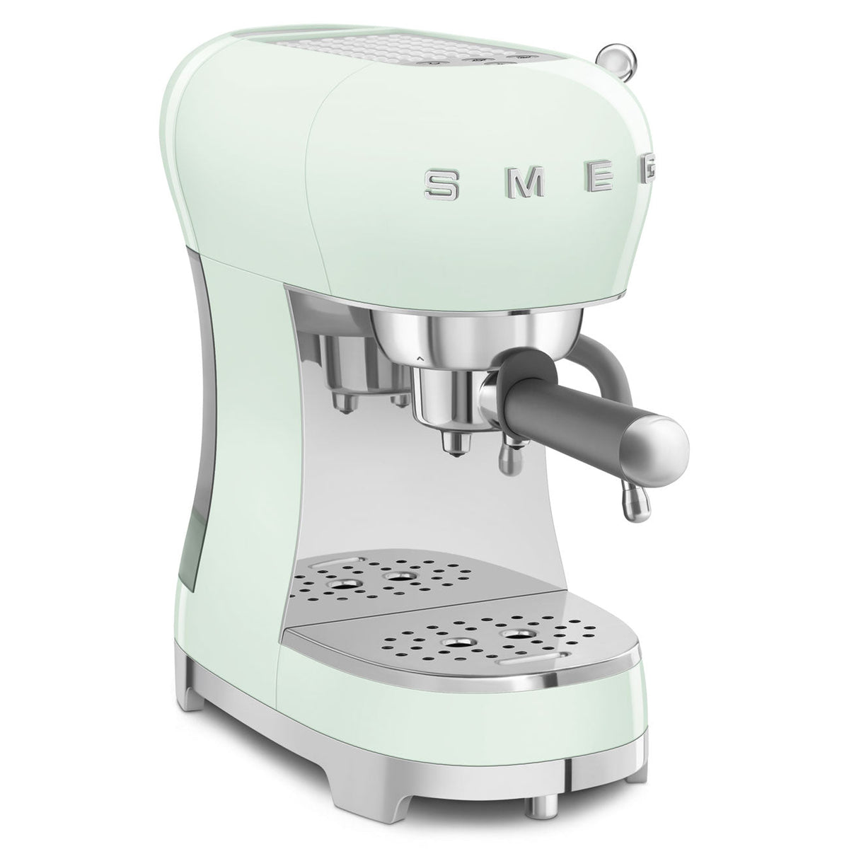 Smeg ECF02PGUK Espresso Coffee Machine with Steam Wand Pastel Green - View 2