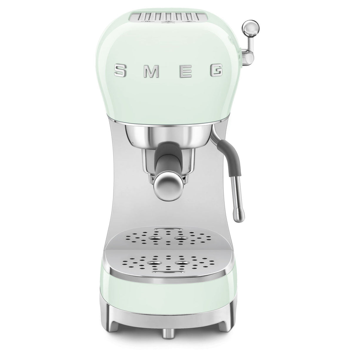 Smeg ECF02PGUK Espresso Coffee Machine with Steam Wand Pastel Green - View 4