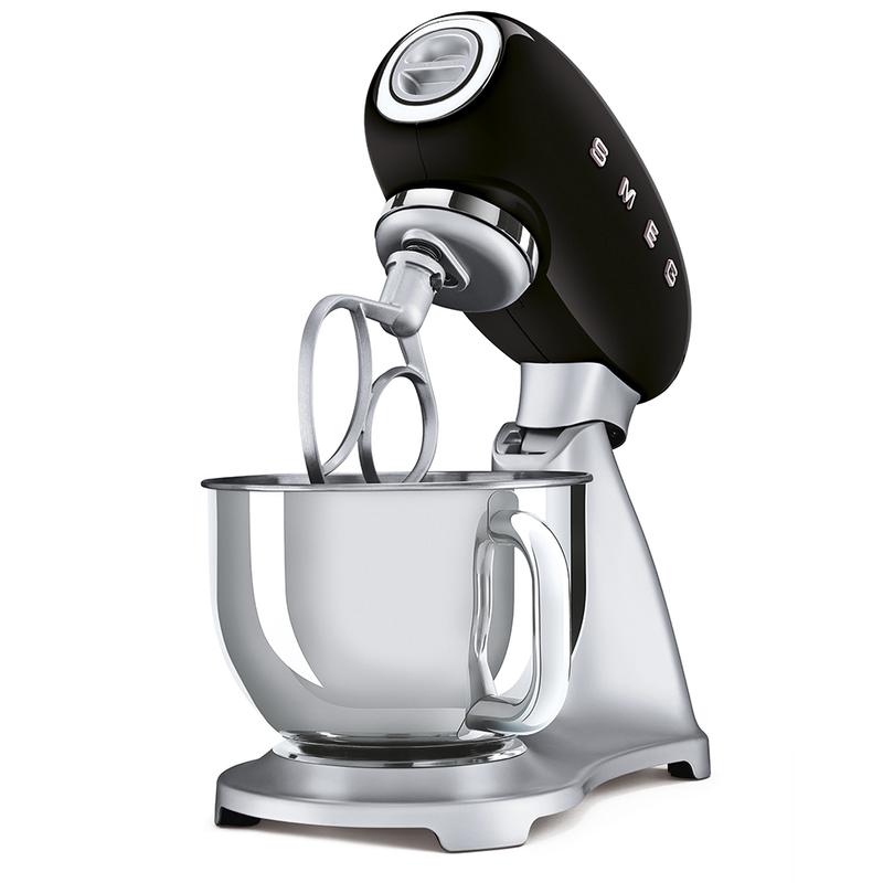 SMEG SMF02BLUK 50s Style Stand Mixer Black - View 3